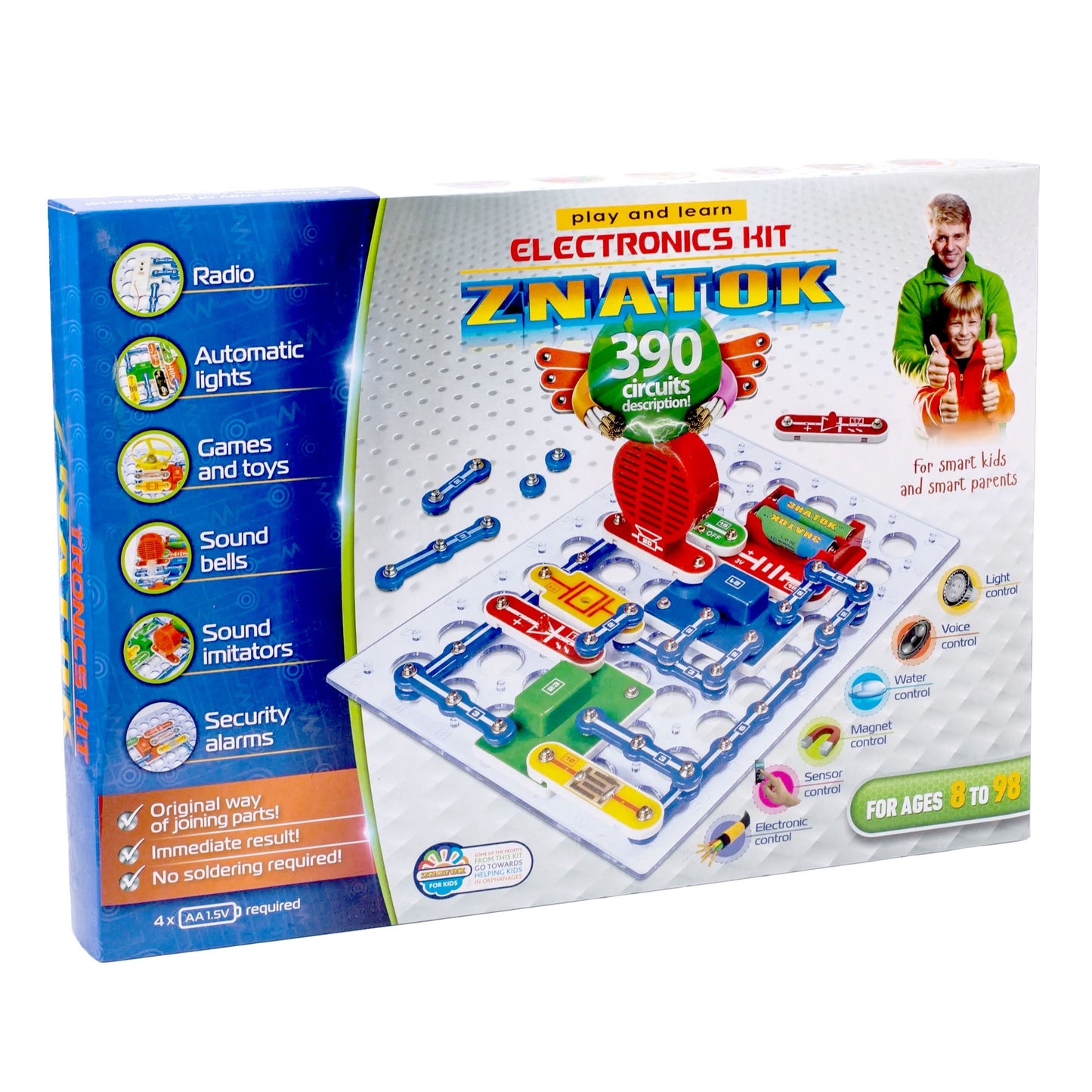 Eletronic kit  390 circuits  from Znatok