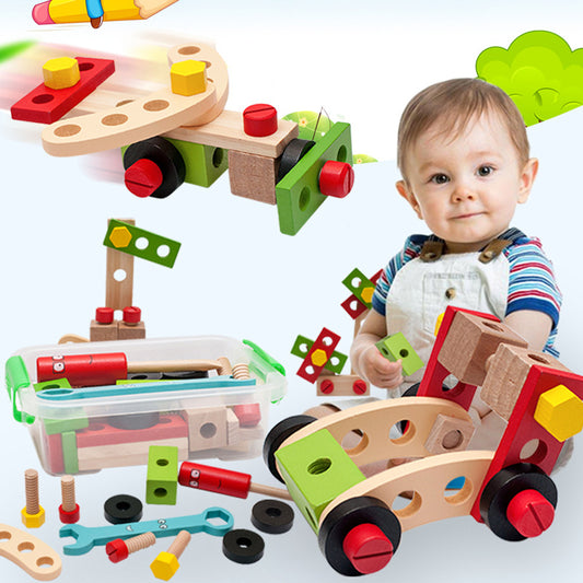 Little inventor wooden tool set
