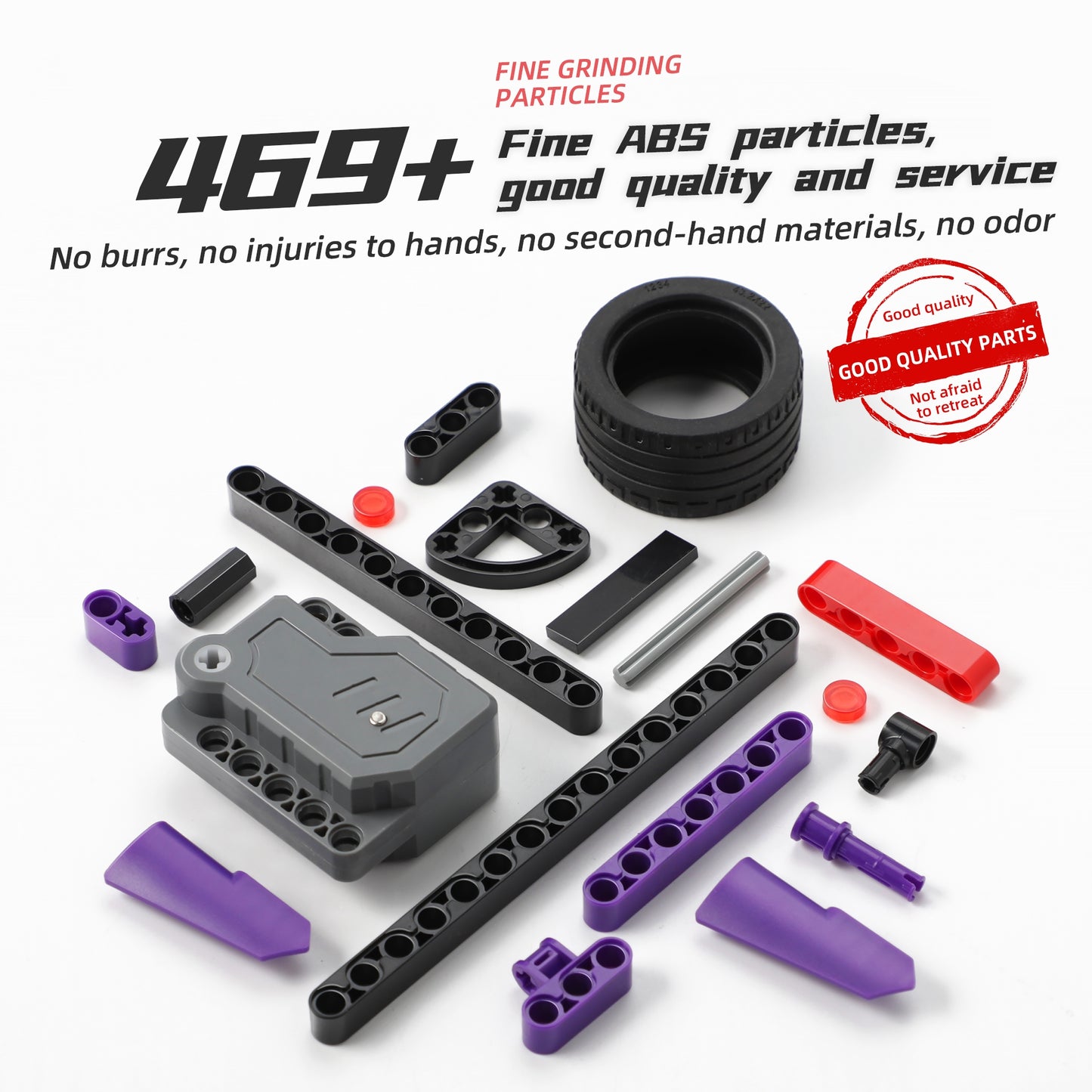 Purple racing Model Car DIY Building Blocks pull and go 550pcs