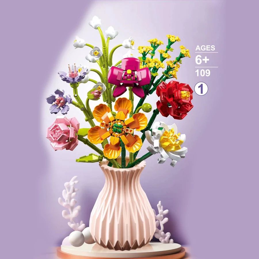 Lego Art -109 pcs Flower Vase