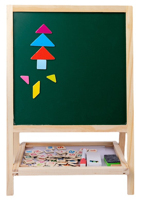 Wood magnetic drawing board  Teaching aids 40.5428cm
