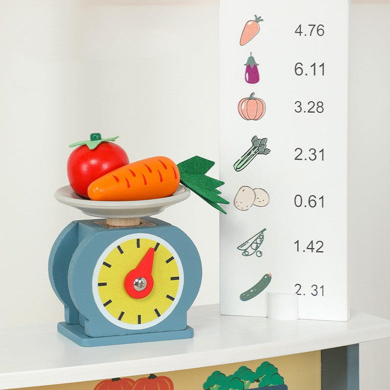 Wood grocery balance