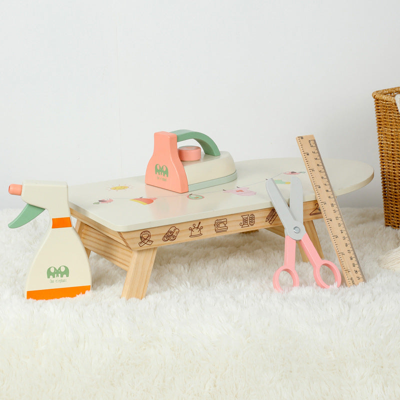 Wood iron stand