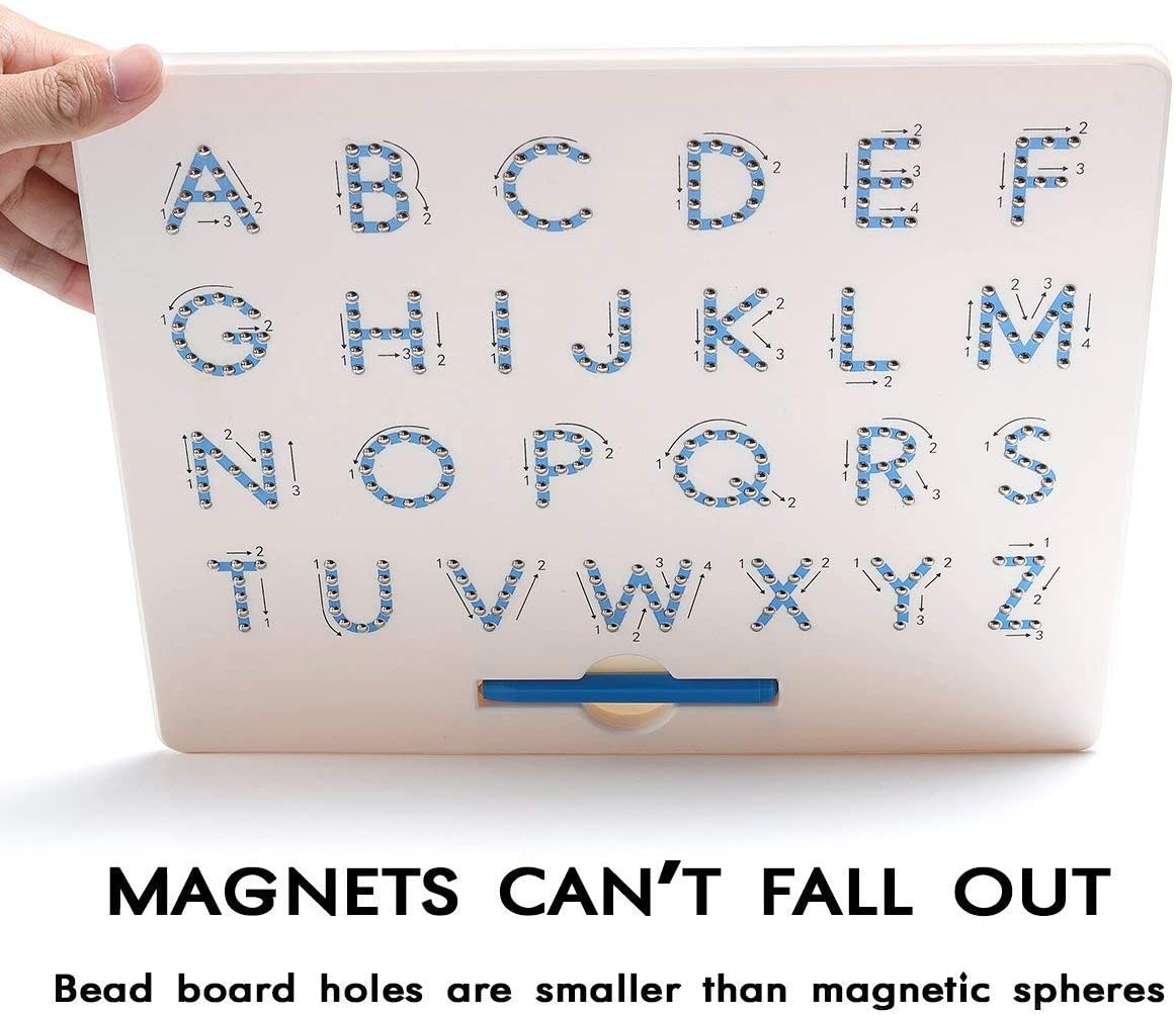 Magnetic balls Capital letters Writing board