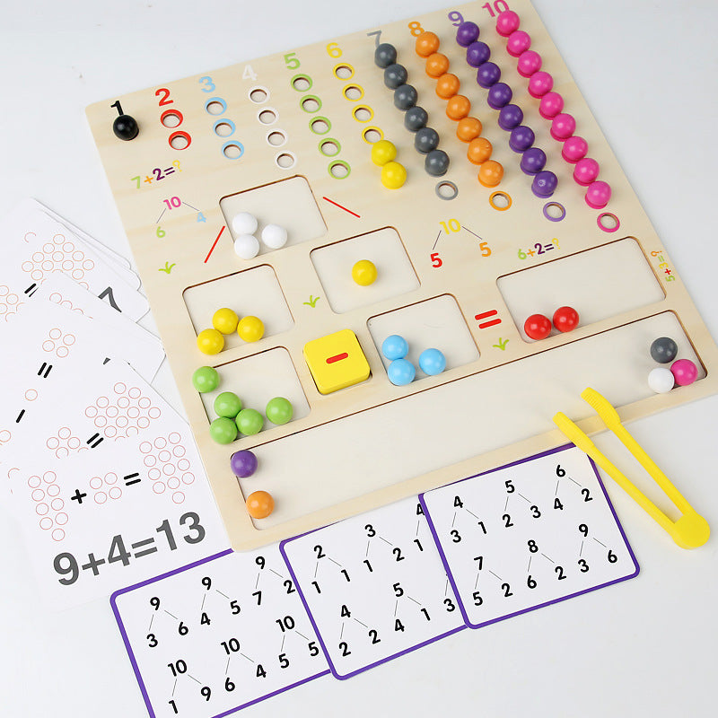Math and color teaching aid