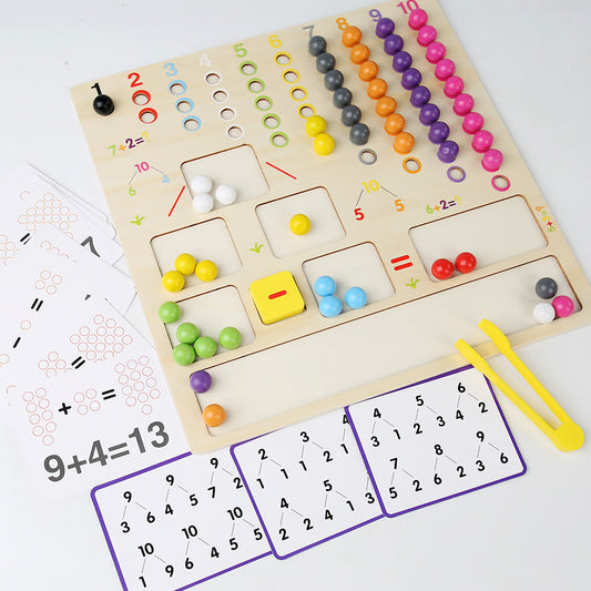 Math and color teaching aid