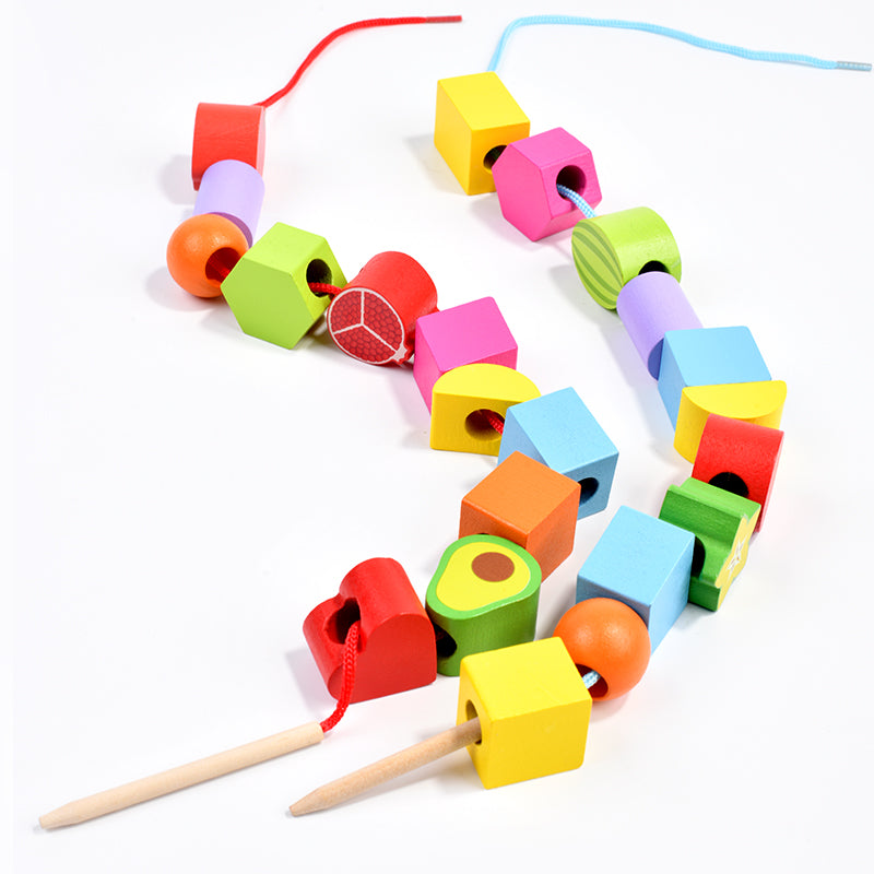 Wood Stick column with cards 18X14X5.5 cm