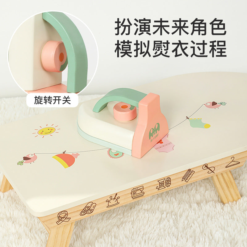 Wood iron stand