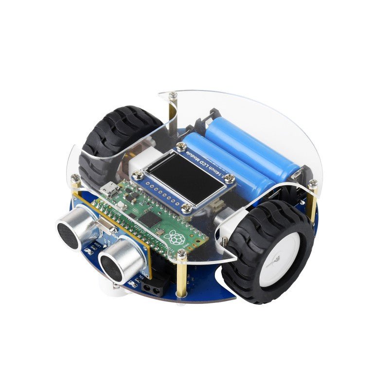 waveshare PicoGo Mobile Robot, Based on Raspberry Pi Pico, Self Driving, Remote Control Robot 2WD