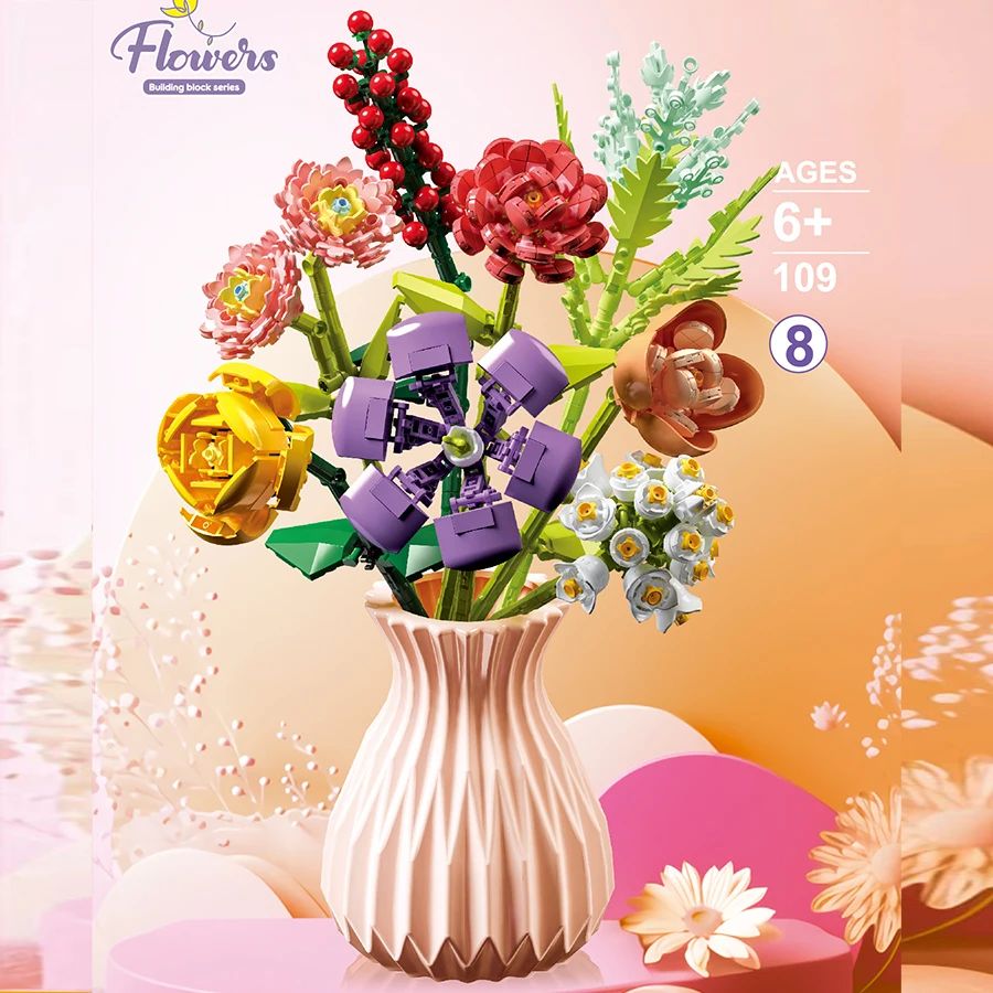 Lego Art -109 pcs Flower Vase