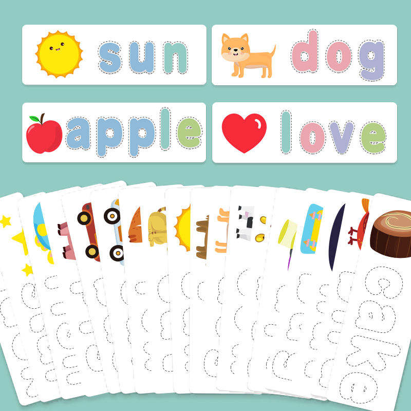 Horse alphabet maze with cards
