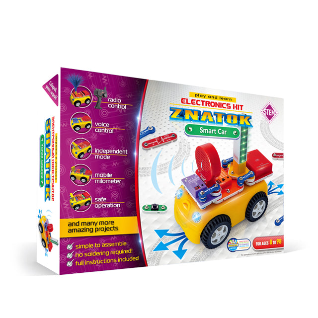 Super smart electronic car kit from Znatok