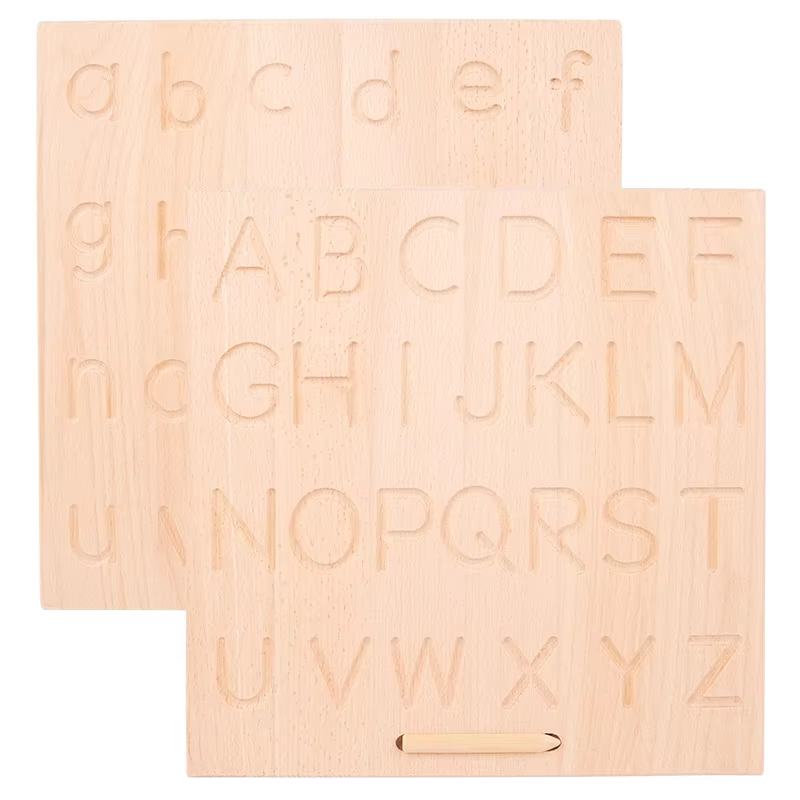 Engraved writing board - letters