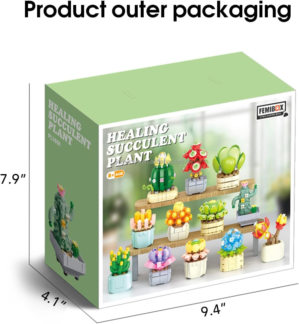 Lego 1000+ pcs Flower Building Set Beautiful Potted Plants