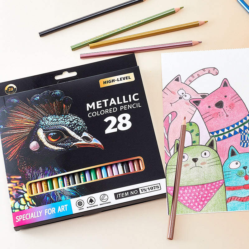 Coloring pencils, 28colors