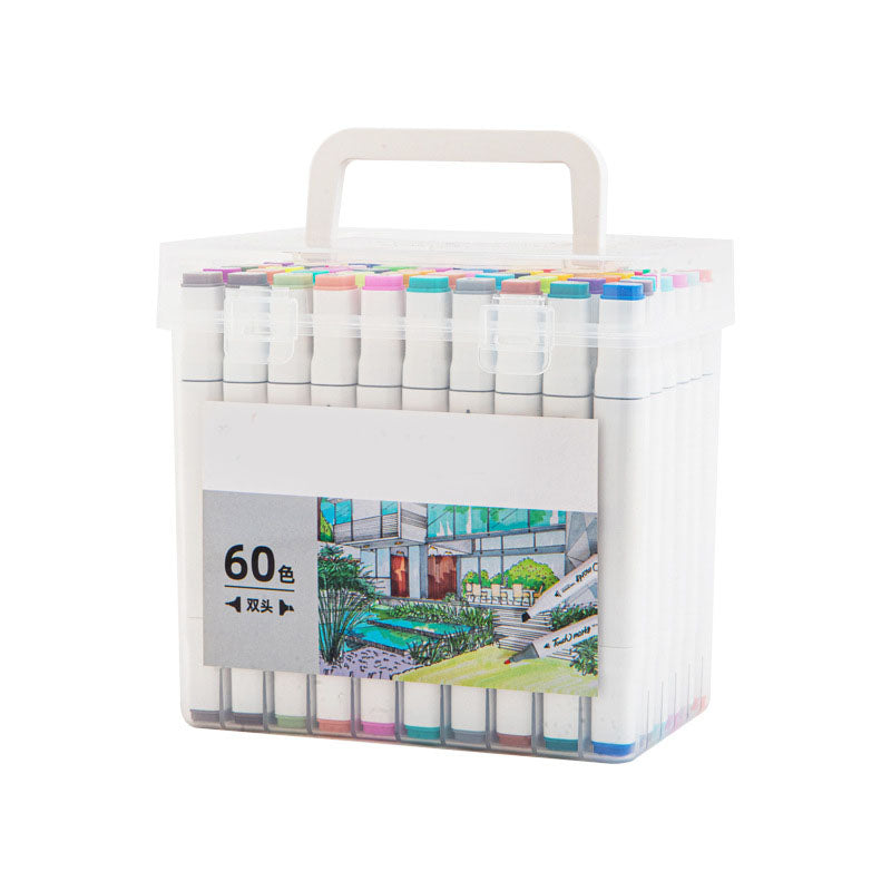 Color marker, 60colors  with plastic case