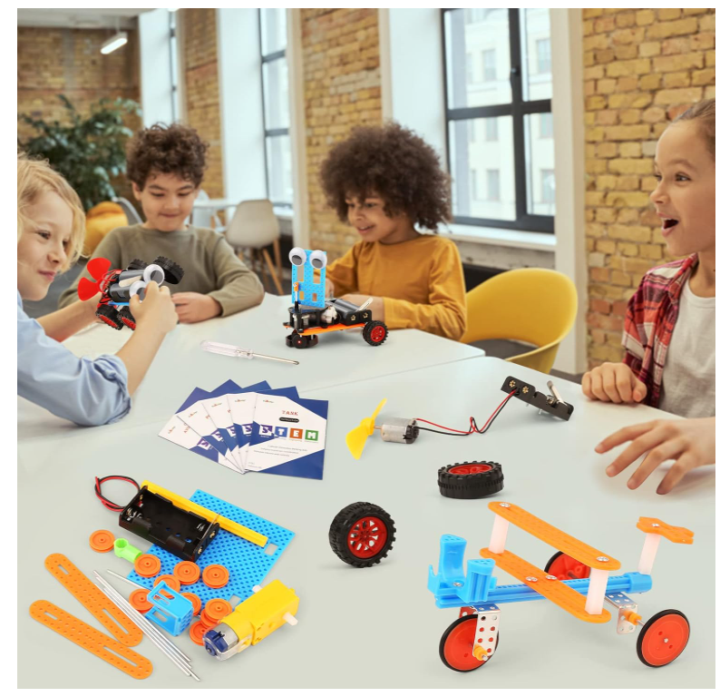 5 projects Kids Motorized Robotics V2 6 to 10
