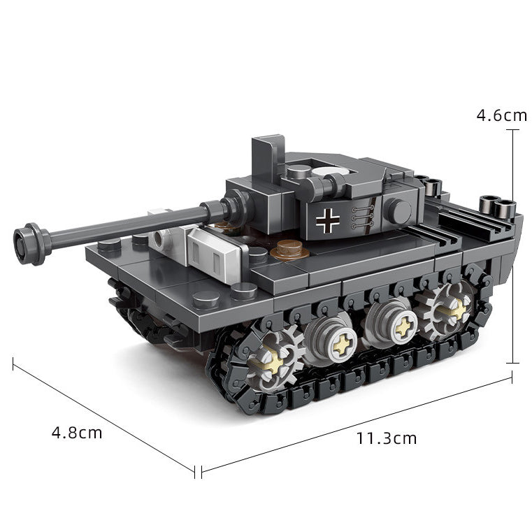 Lego 159+ pcs Black Tank