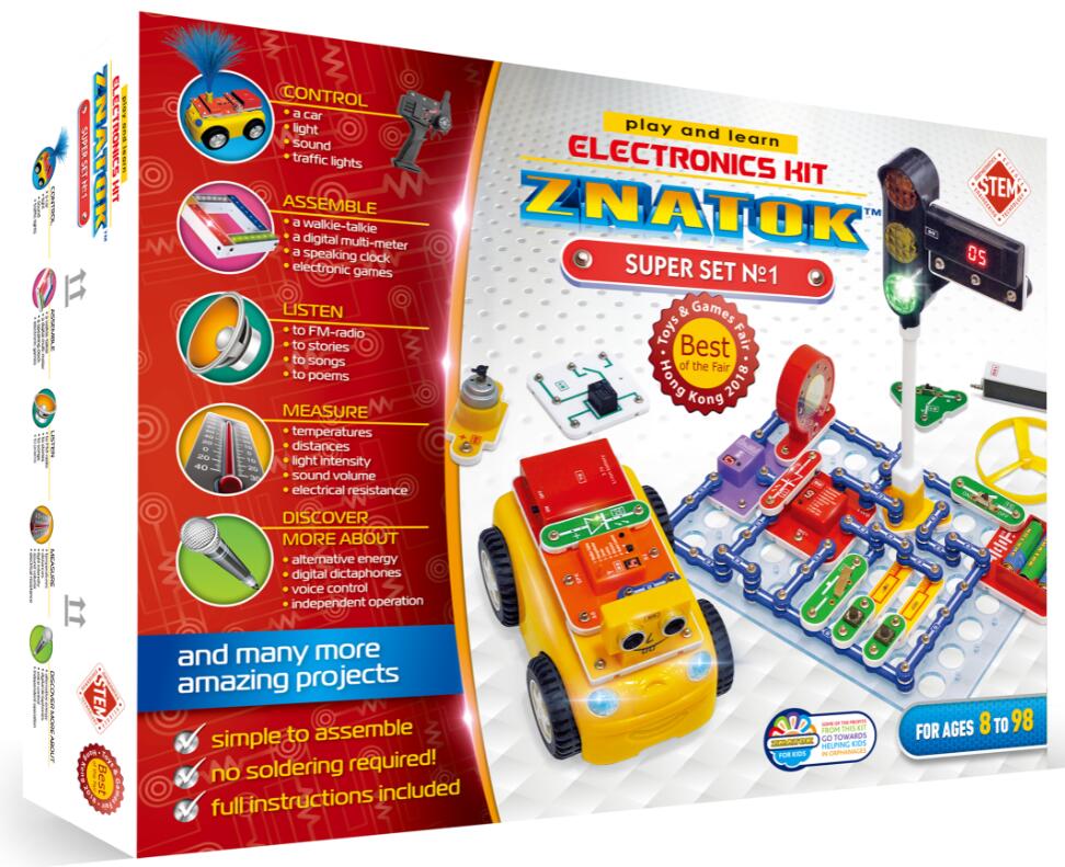 Electronics Kit Super Set №1 from Znatok