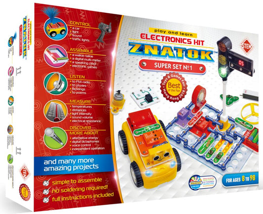 Electronics Kit Super Set №1 from Znatok