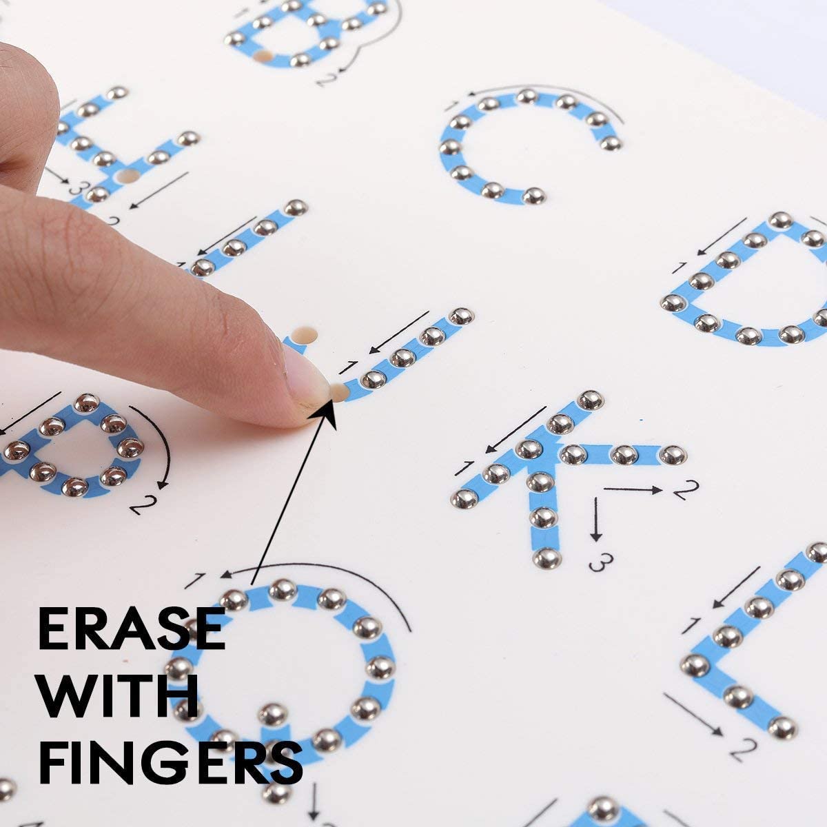 Magnetic balls Capital letters Writing board