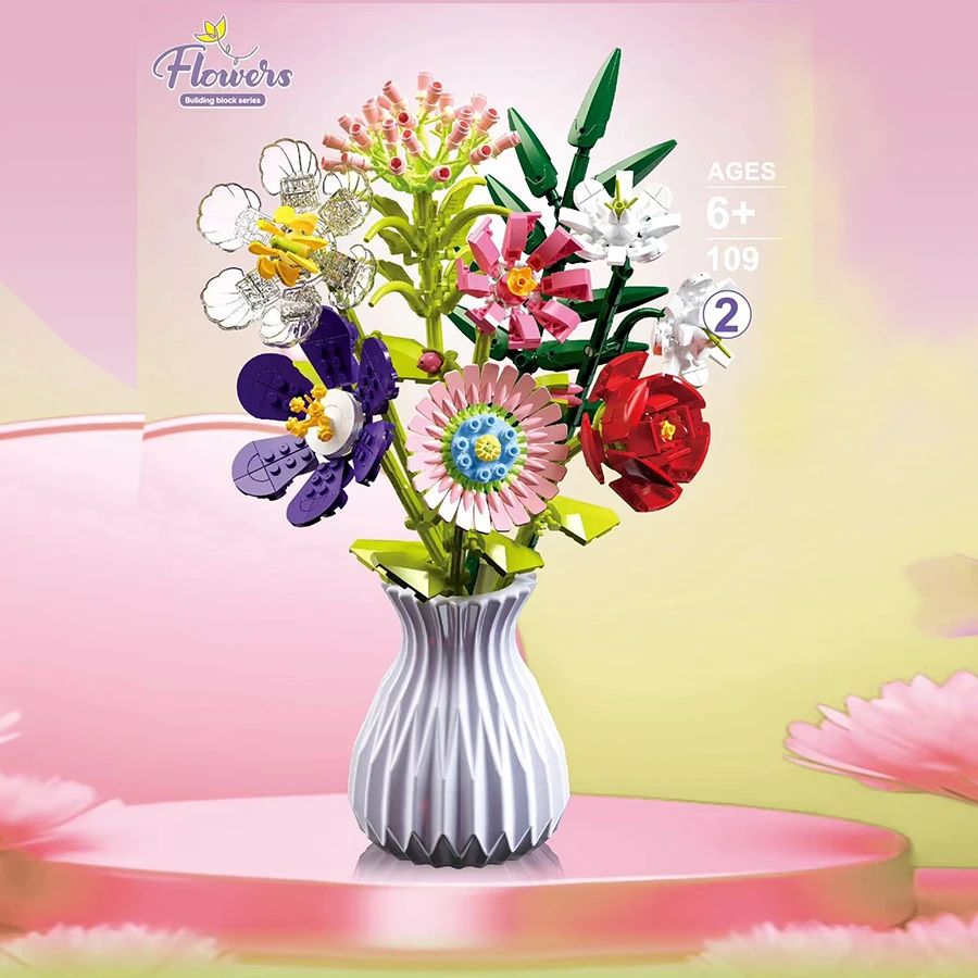 Lego Art -109 pcs Flower Vase
