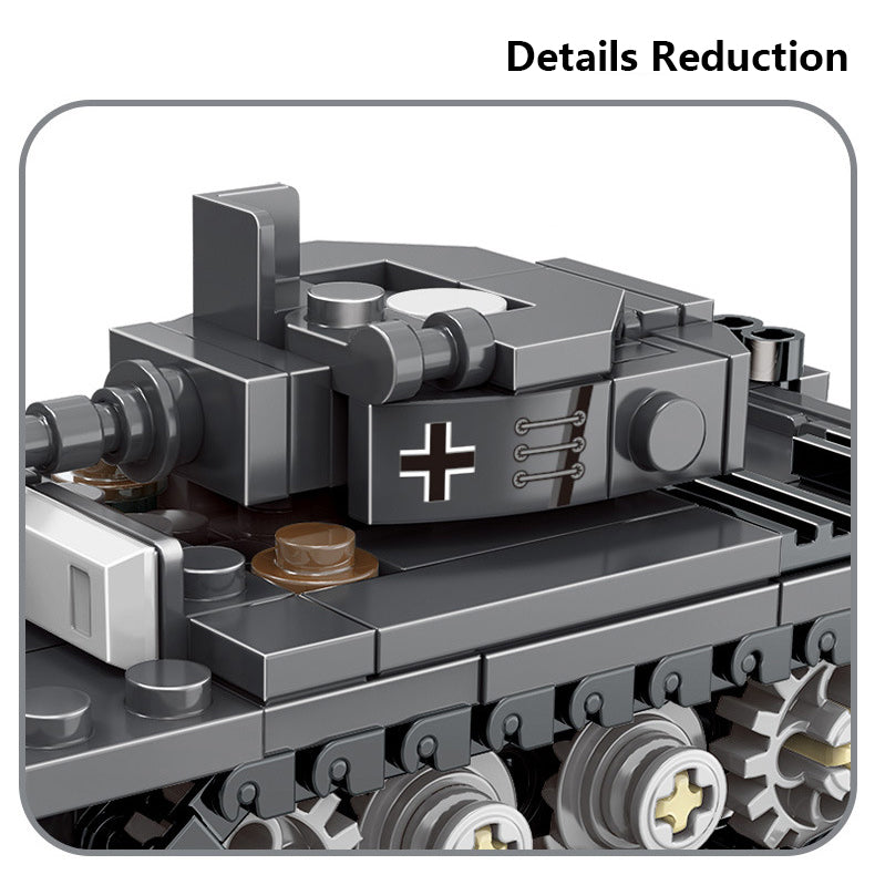Lego 159+ pcs Black Tank