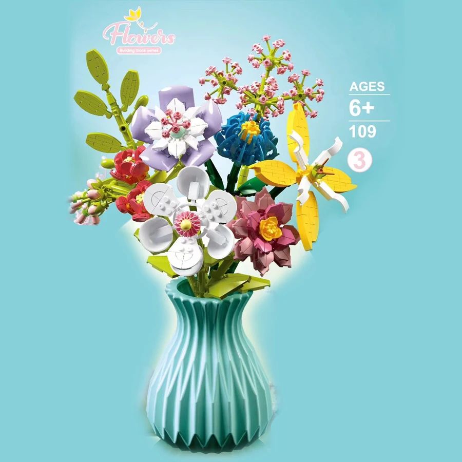 Lego Art -109 pcs Flower Vase
