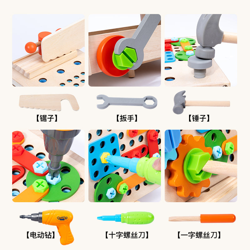 Drill and bus wood