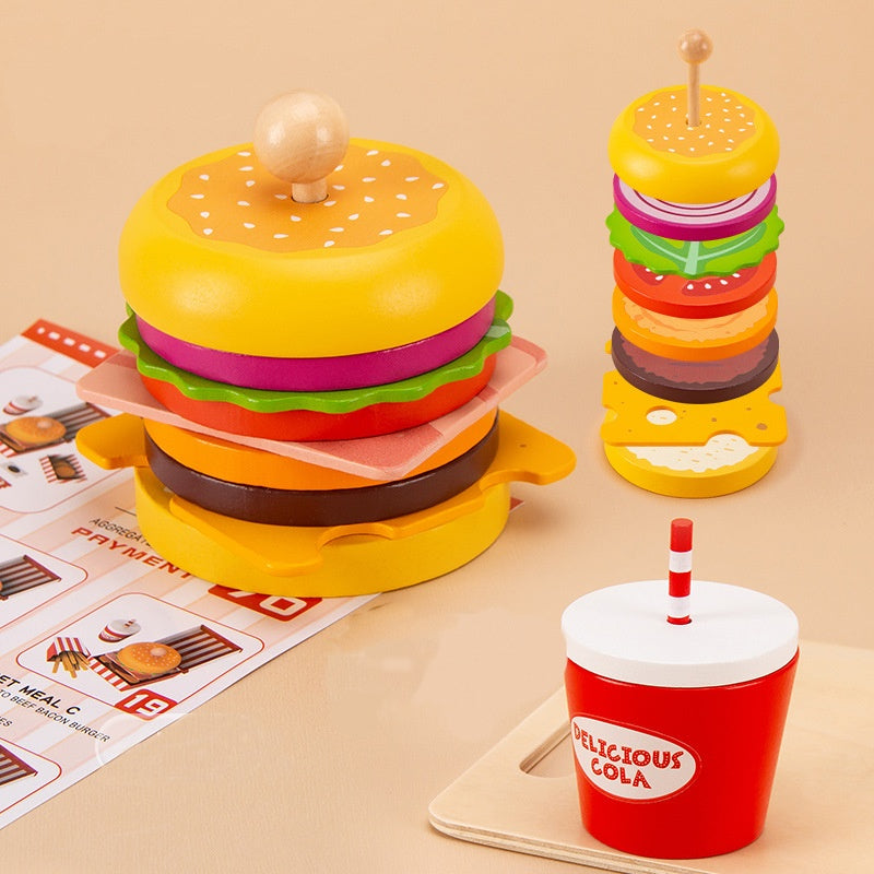 Hamburger wood meal Teaching aids