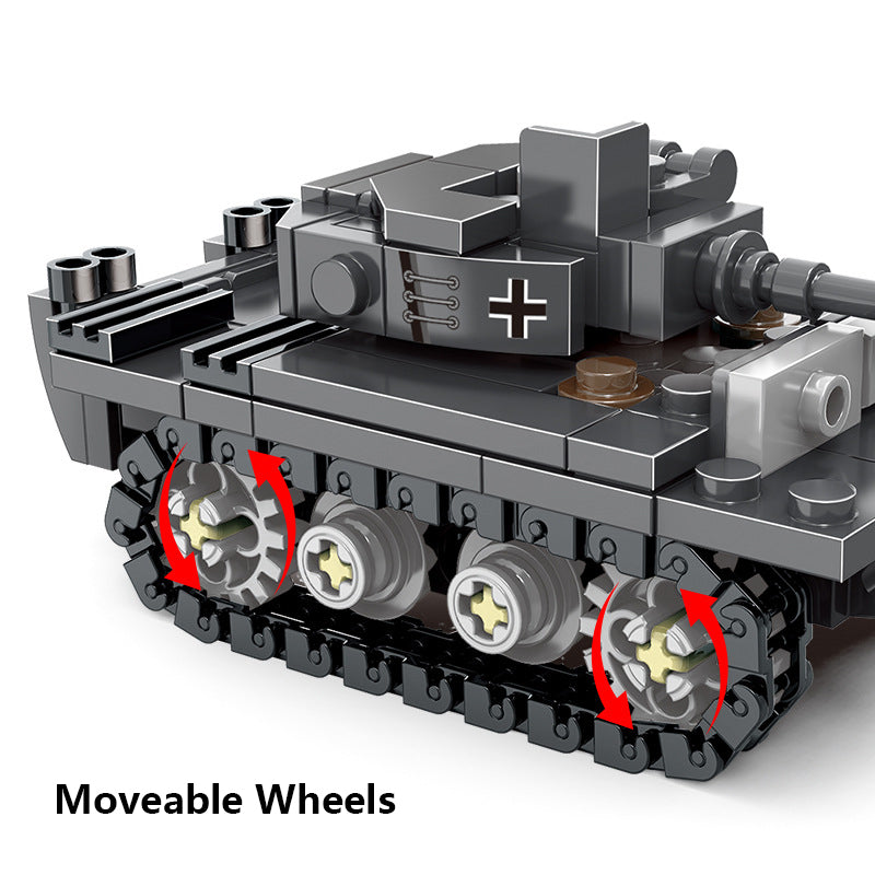 Lego 159+ pcs Black Tank