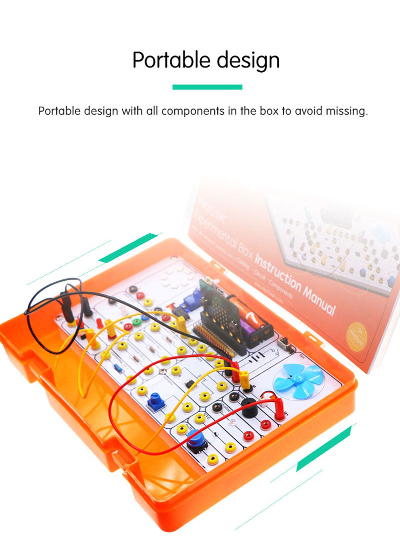 ELECFREAKS micro:bit Smart Science Box Experiment Kit, Programming Kit For Kid