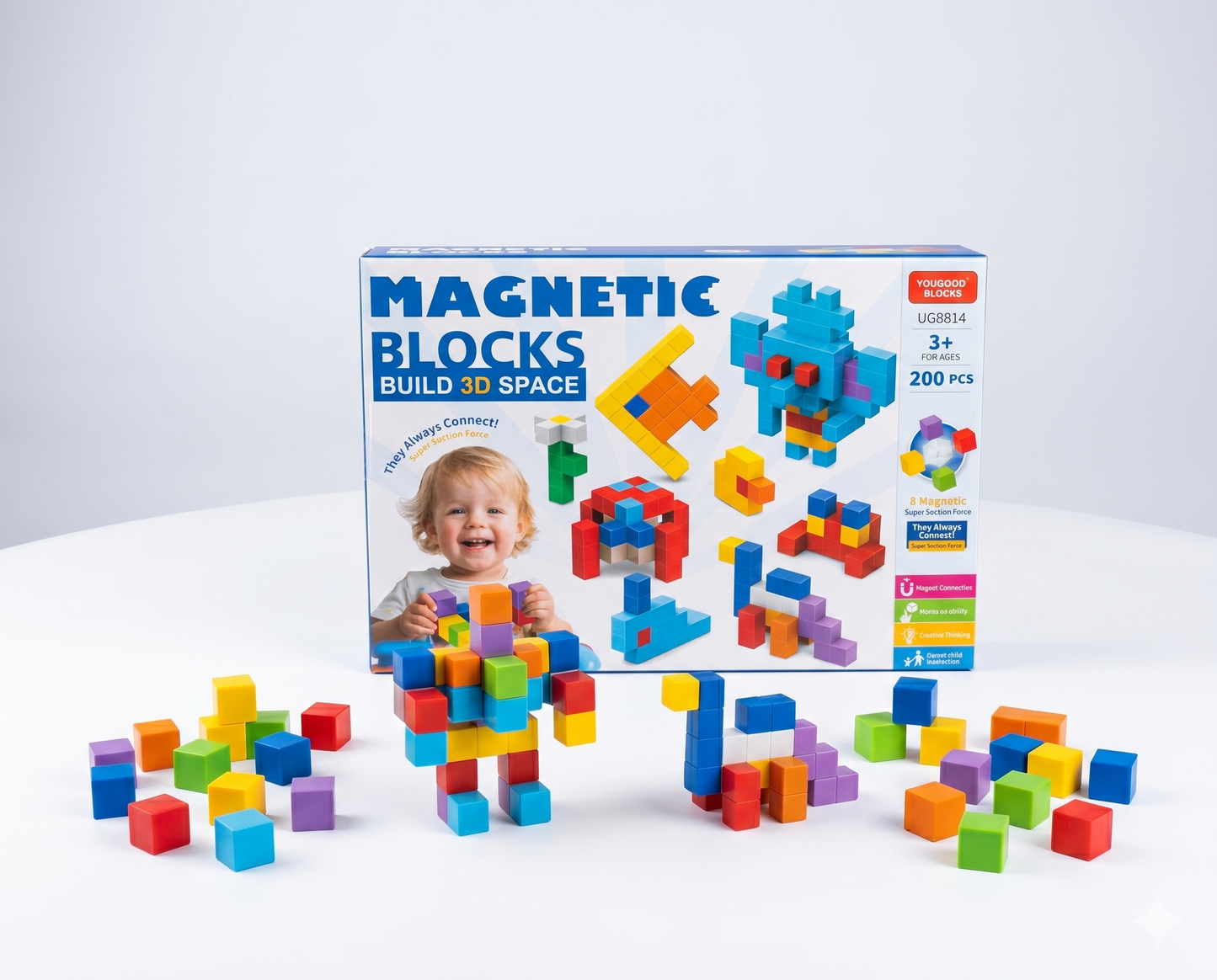 Magnetic Blocks 200pc