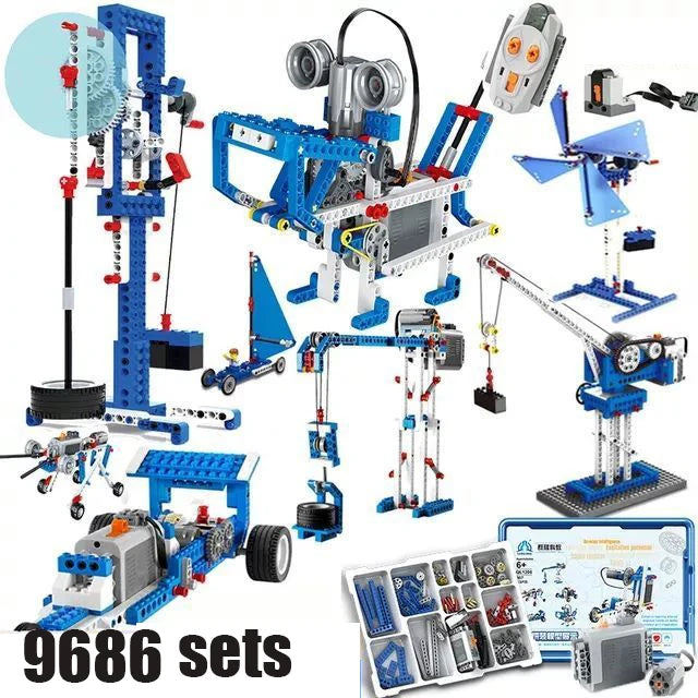 Mechanical Building technical blocks - Motorized - Power functions Compatible 9686