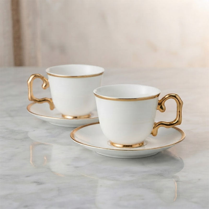 Golden Elegance Coffee Cup 90 ml