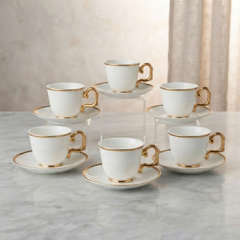 Golden Elegance Coffee Cup 90 ml