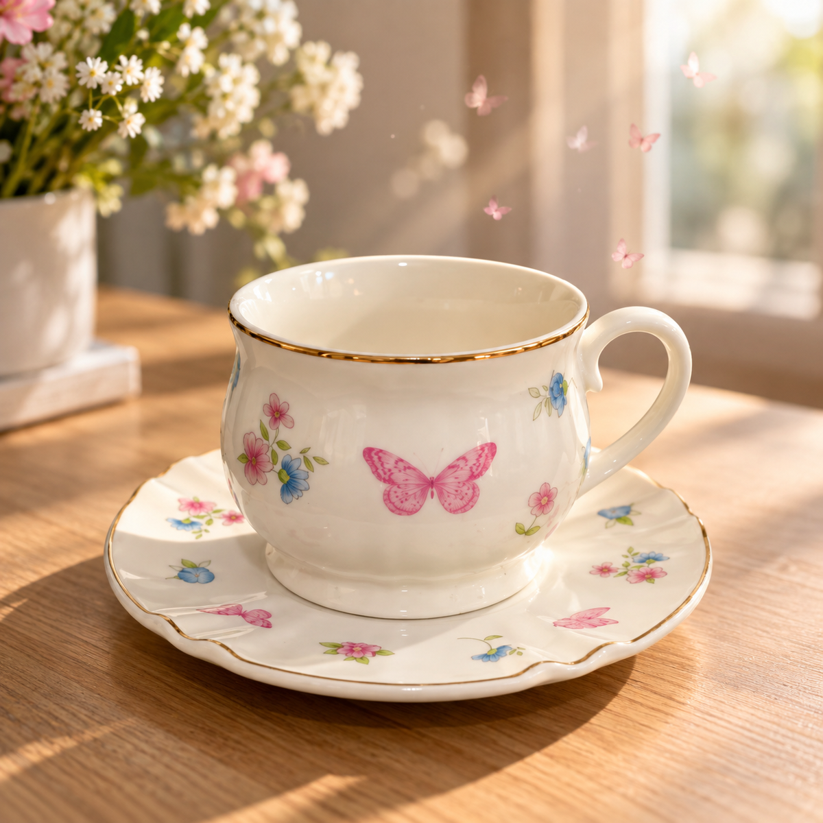 Coffee Set Butterflies B