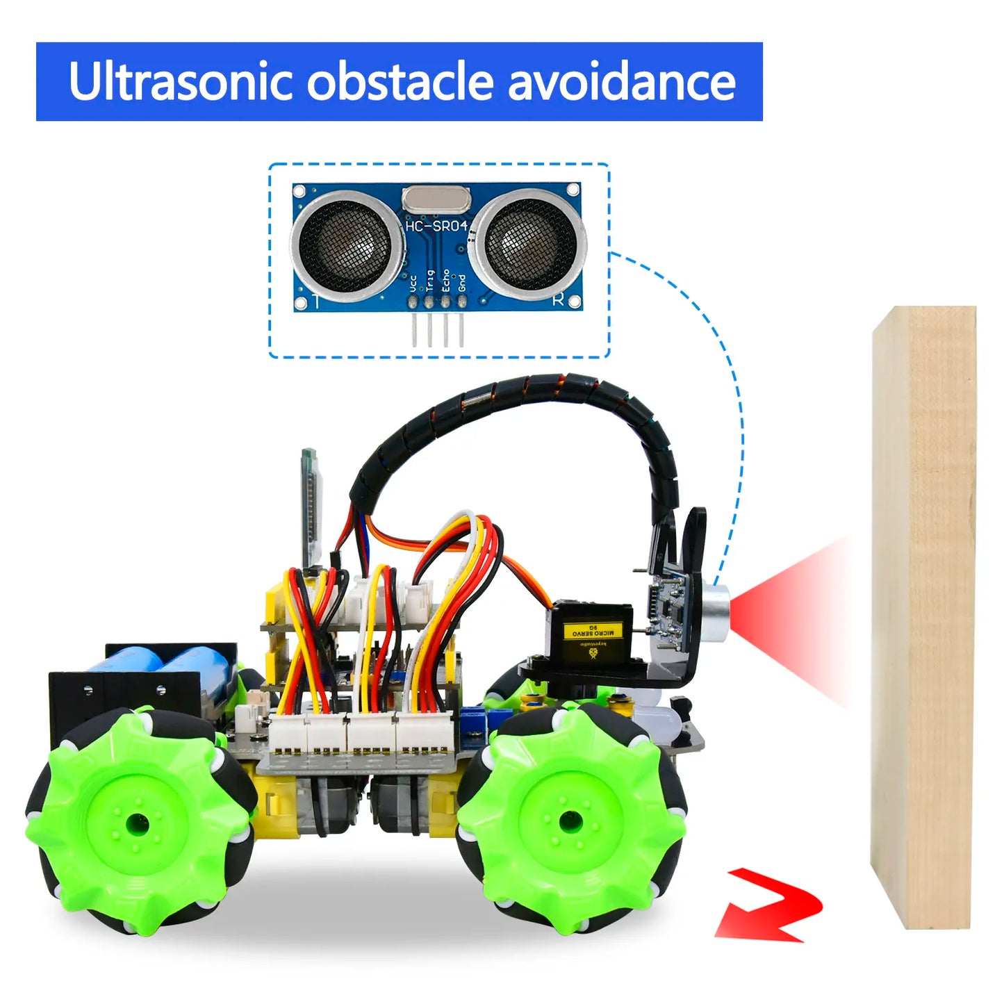4WD Mecanum Robot Car For Arduino STEM Smart DIY Robot Car Kit