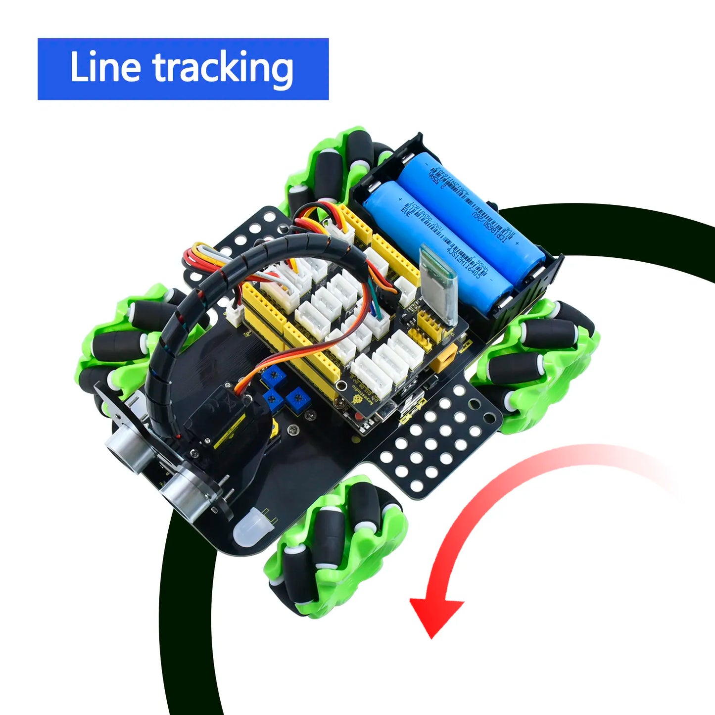 4WD Mecanum Robot Car For Arduino STEM Smart DIY Robot Car Kit