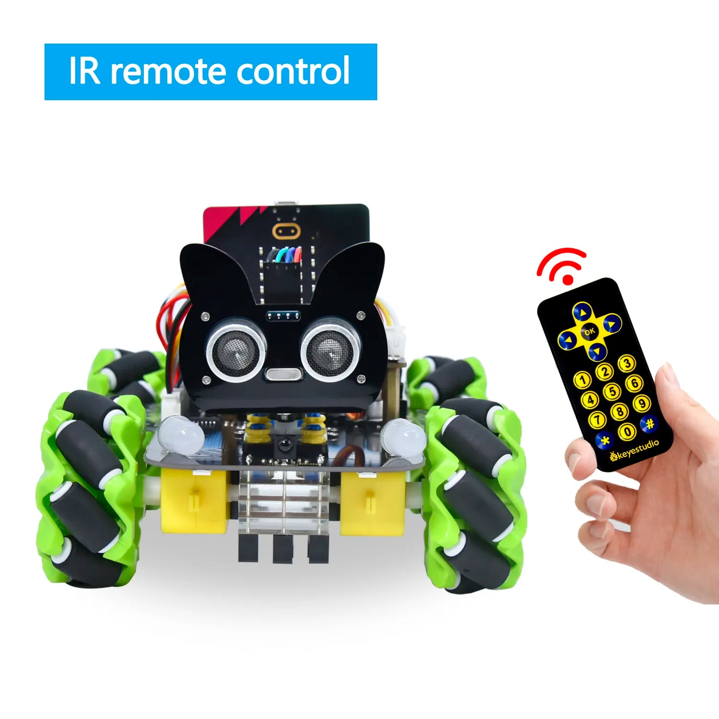 4WD Mecanum Robot Car For Arduino STEM Smart DIY Robot Car Kit