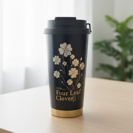 Travel mug double head floral design P3 - 550 ml