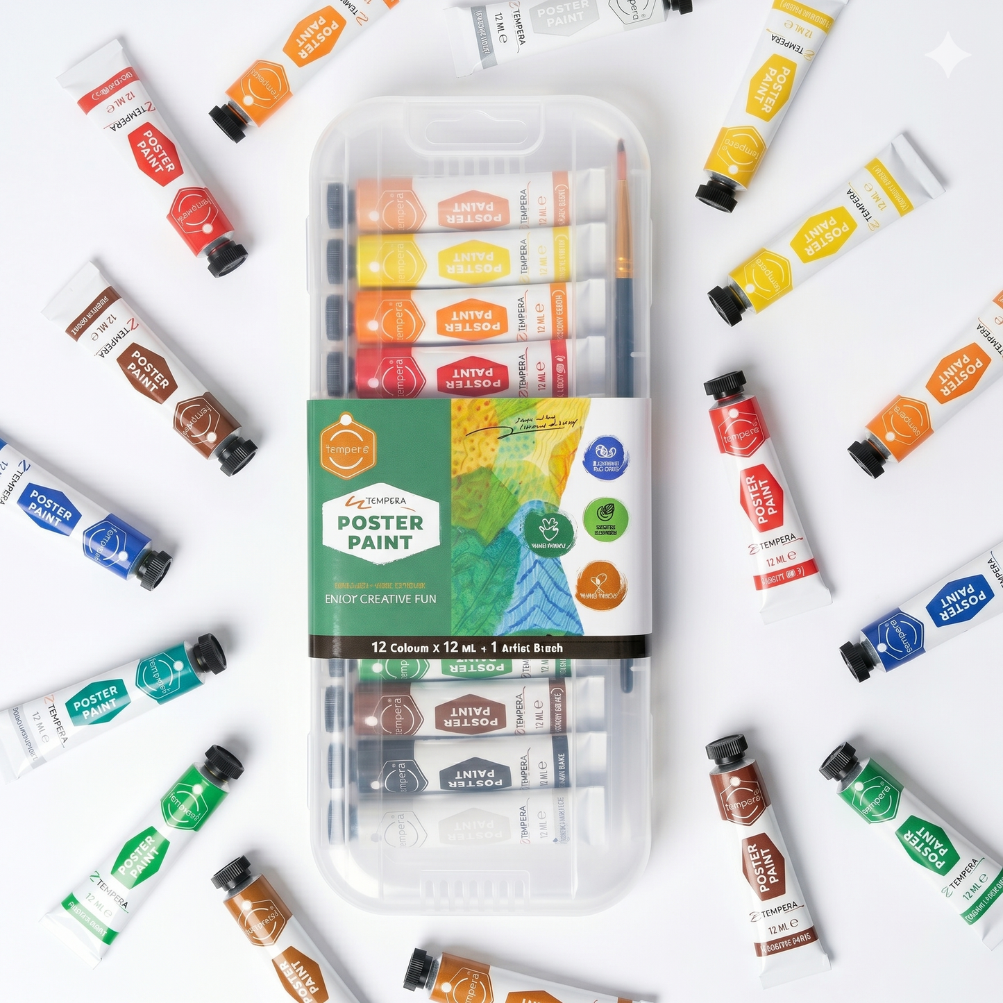 Poster paint 12colors
